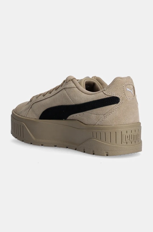 Încălțăminte Puma sneakers din piele intoarsă Karmen II 397457 bej