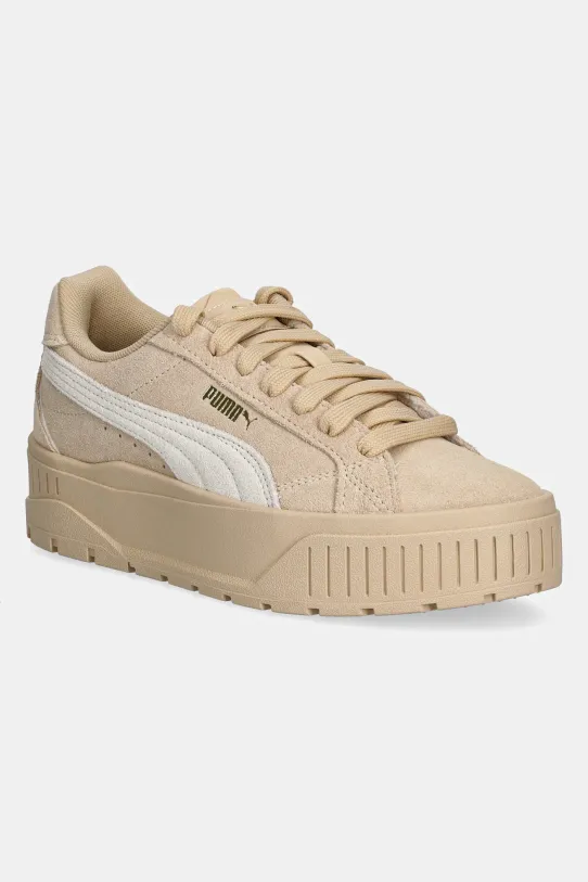 Замшевые кроссовки Puma Karmen II Planet friendly бежевый 397457