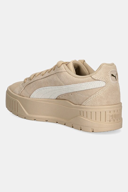 Încălțăminte Puma sneakers din piele intoarsă Karmen II 397457 bej