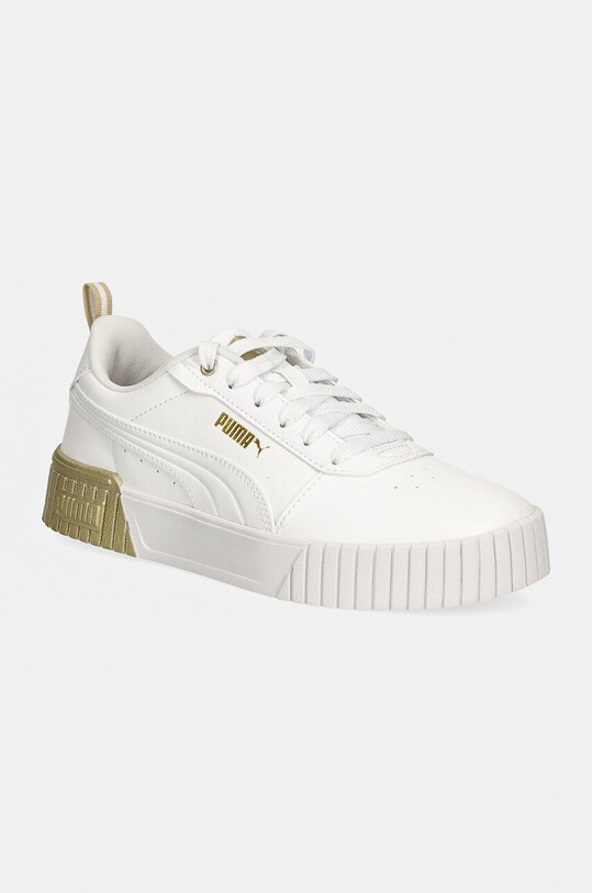 Sneakers boty Puma Carina 2.0 Metallic Dream imitace kůže bílá 397491