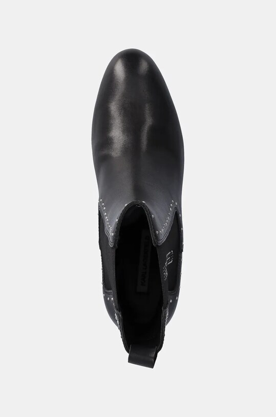 Шкіряні черевики Karl Lagerfeld BONNIE чорний KL30364.000
