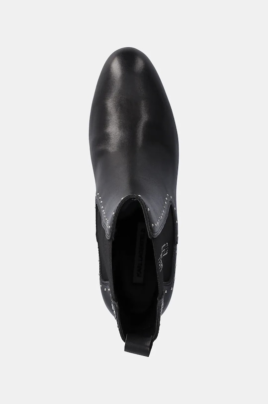 Karl Lagerfeld sztyblety skórzane BONNIE czarny KL30364.000
