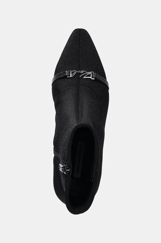 Nízké kozačky Karl Lagerfeld PANACHE II černá KL30844A.H0S