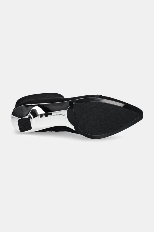 Nízké kozačky Karl Lagerfeld PANACHE II KL30844A.H0S černá