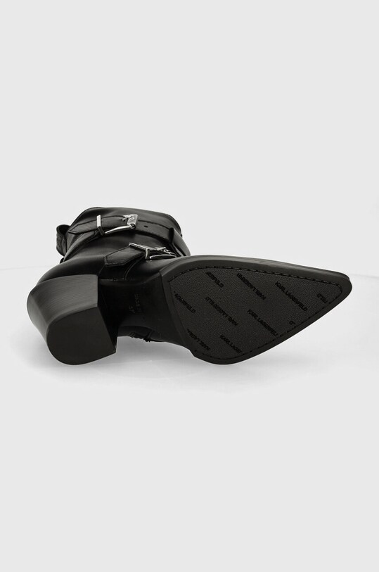 Karl Lagerfeld cizme de piele KOWBOY KL31254.000 negru