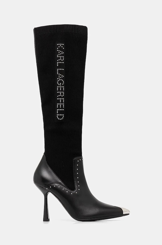 Vysoké čižmy Karl Lagerfeld PANDARA II KL31374A.400 čierna AW24