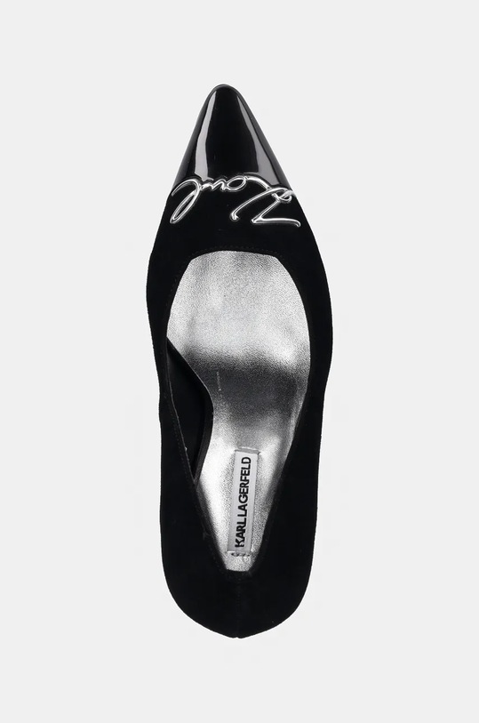 Semišové lodičky Karl Lagerfeld DEBUT II černá KL32004A.500