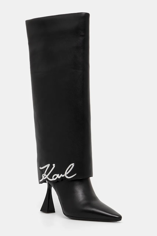 Ботуши Karl Lagerfeld DEBUT II изкуствен черен KL32084.F0X