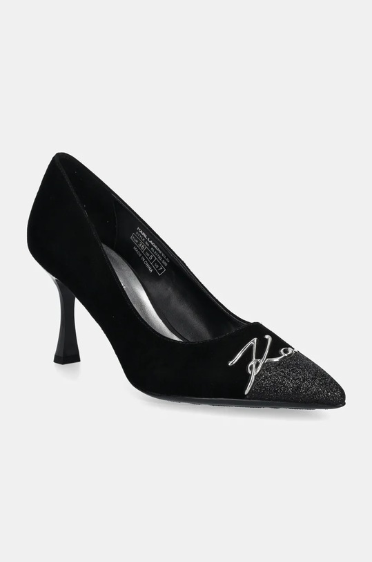 Γόβες σουέτ Karl Lagerfeld SIENNA στιλέτο μαύρο KL32702.500