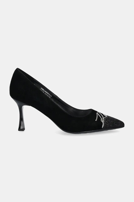 Γόβες σουέτ Karl Lagerfeld SIENNA KL32702.500 μαύρο AW24