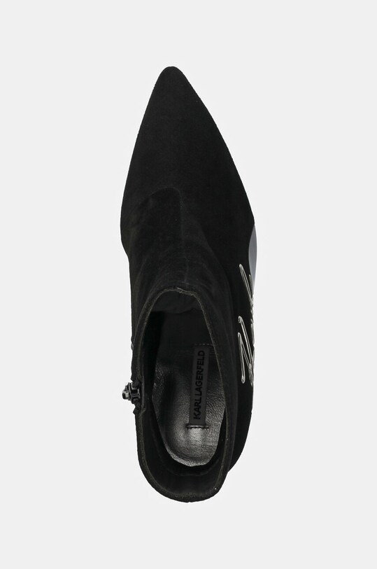 Замшеві черевики Karl Lagerfeld SIENNA чорний KL32744.500