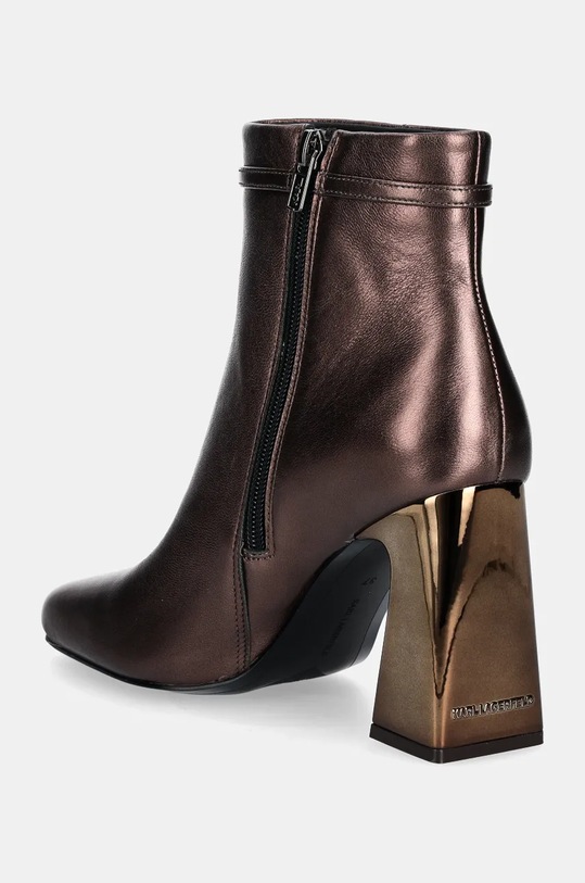 Scarpe Karl Lagerfeld stivaletti alla caviglia ASTRANOVA KL33150M.1BZ marrone