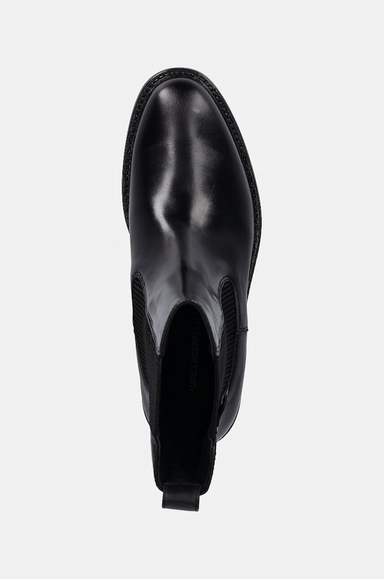 Кожаные полусапоги Karl Lagerfeld BLAKE чёрный KL41460.000