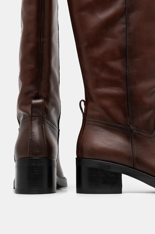 Кожаные сапоги Karl Lagerfeld BROOKLYN коричневый KL41790.044