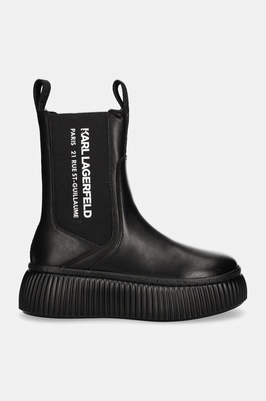 Δερμάτινες μπότες τσέλσι Karl Lagerfeld KREEPER KL42344.000 μαύρο AW24