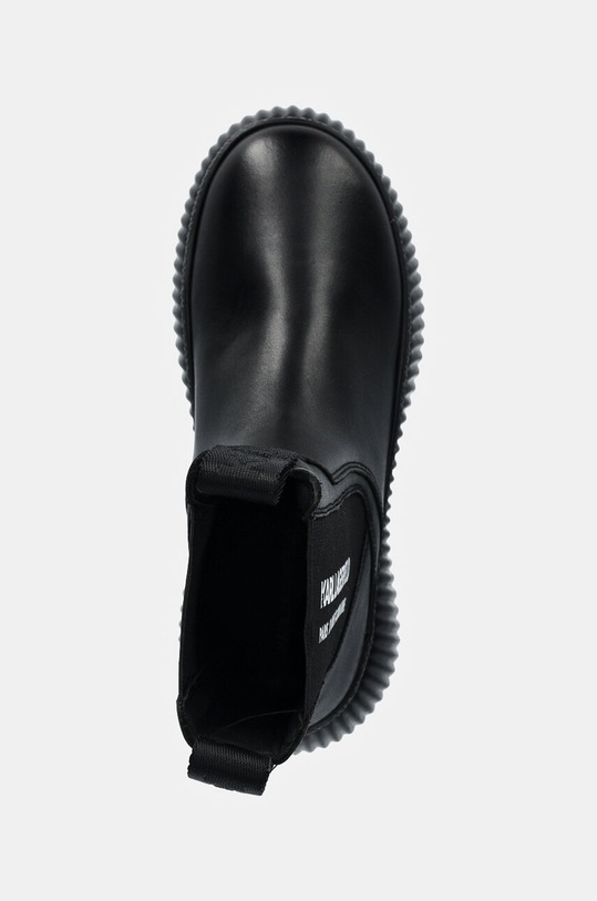 Kožené kotníkové boty Karl Lagerfeld KREEPER černá KL42344.000