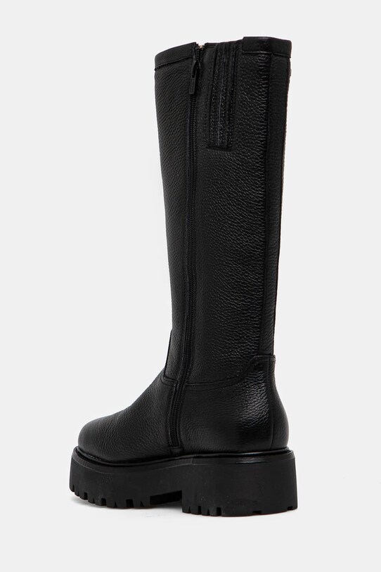 Obuv Kožené čižmy Karl Lagerfeld BURLY BIKER KL43490W.100 čierna