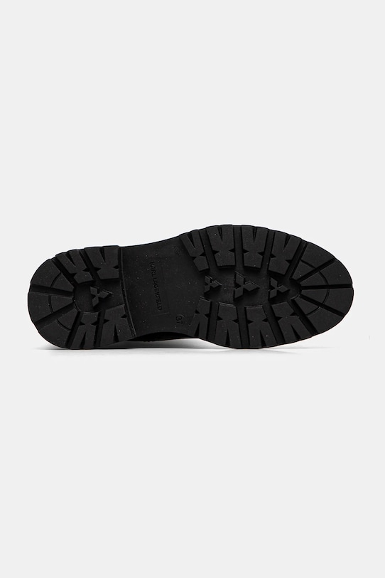 Kožené čižmy Karl Lagerfeld BURLY BIKER KL43490W.100 čierna