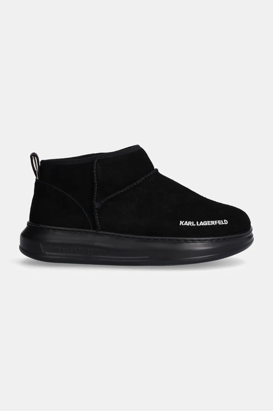 Μπότες χιονιού σουέτ Karl Lagerfeld KAPRI KOSI KL44522.500 μαύρο NC24