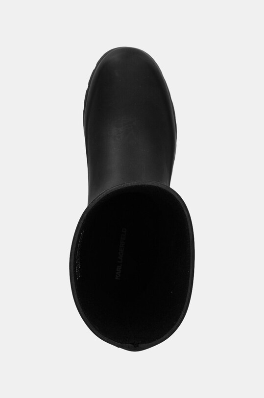 Karl Lagerfeld gumicsizma KALOSH fekete KL47073T.V00