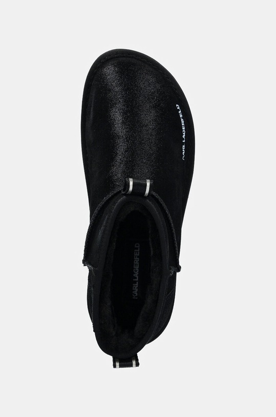 Karl Lagerfeld cizme de zapada din piele intoarsa THERMO negru KL48522S.5S0