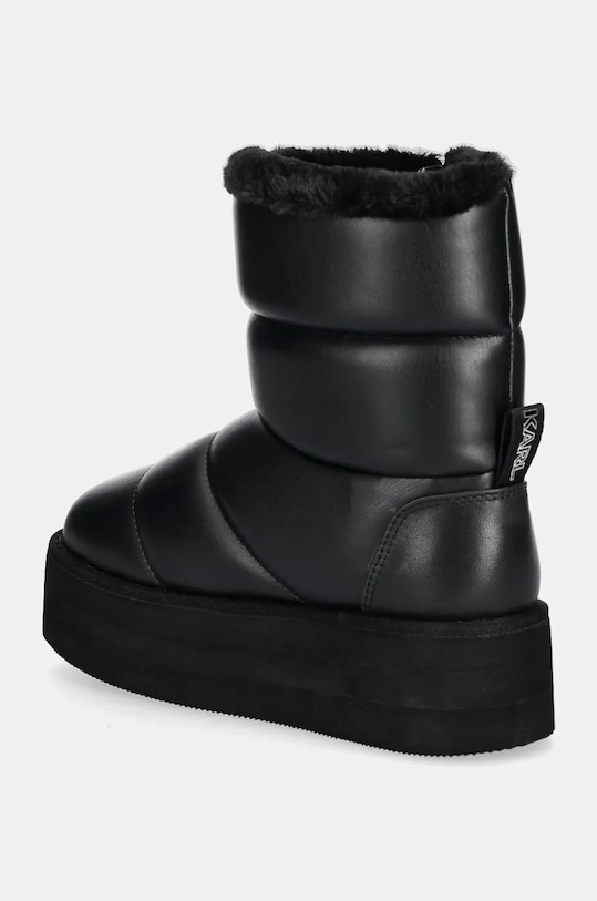 Boty Kožené sněhule Karl Lagerfeld THERMO KL48554.F0X černá