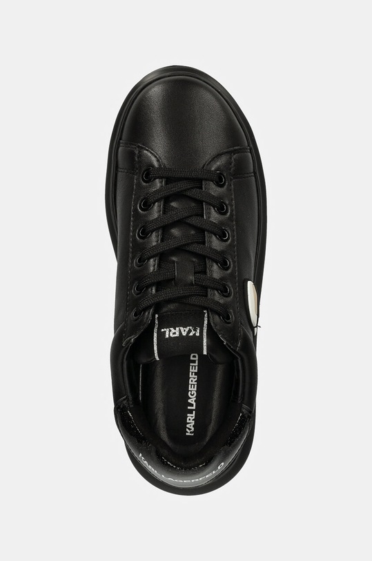 Karl Lagerfeld sneakersy skórzane KAPRI czarny KL62530N.00X