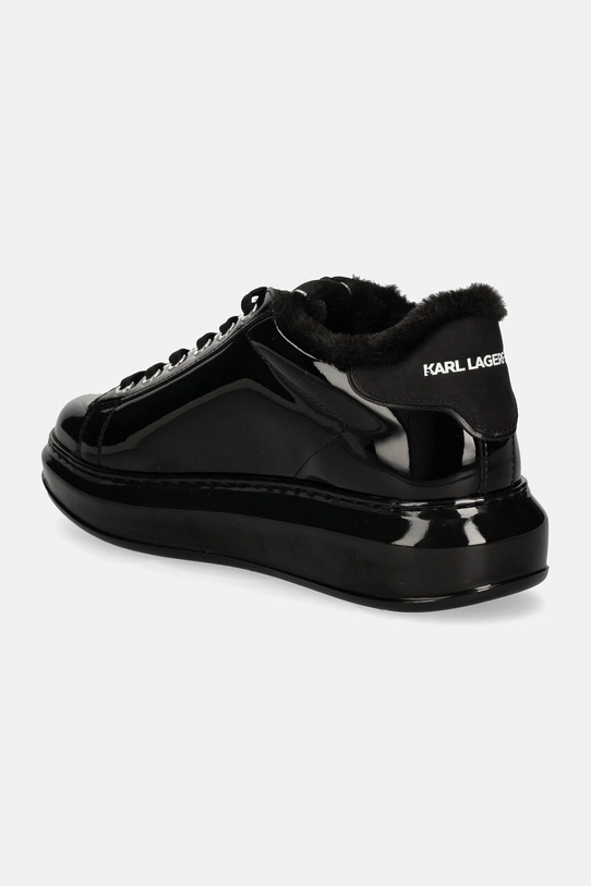 Încălțăminte Karl Lagerfeld sneakers din piele KAPRI KL62531S.1BP negru