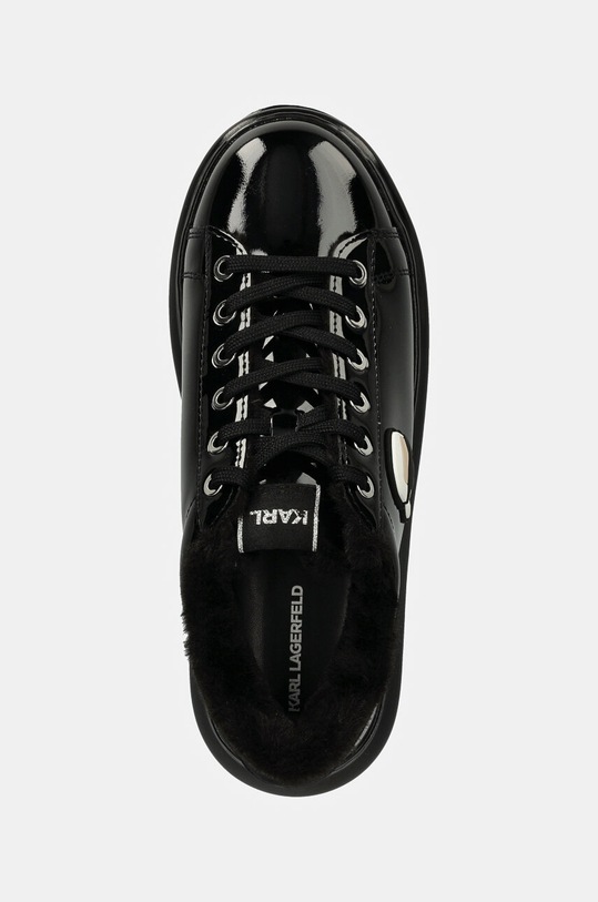 Кожаные кроссовки Karl Lagerfeld KAPRI чёрный KL62531S.1BP