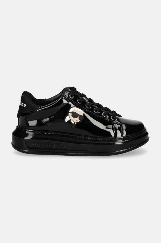 Usnjene superge Karl Lagerfeld KAPRI KL62531U.1BP črna AW24