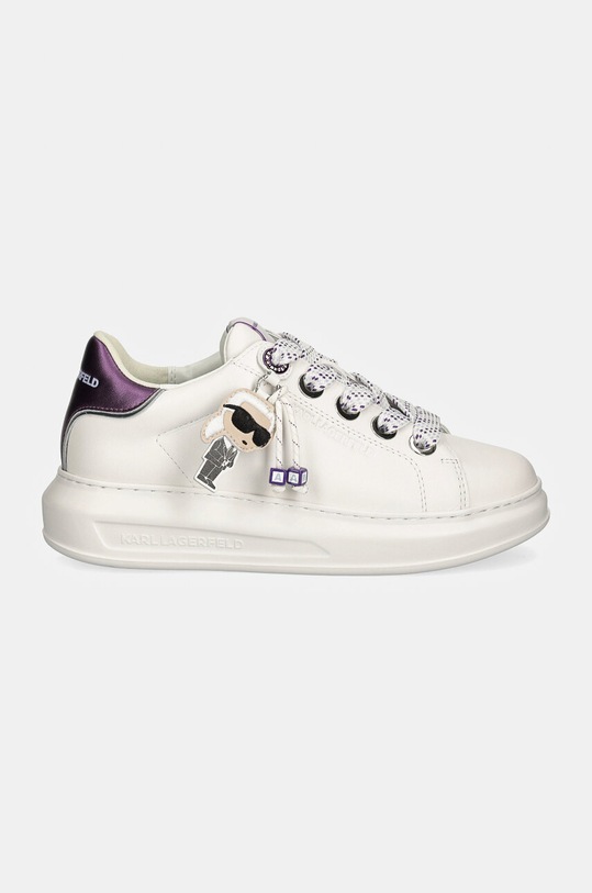 Δερμάτινα αθλητικά παπούτσια Karl Lagerfeld KAPRI KL62574F.01R λευκό AW24
