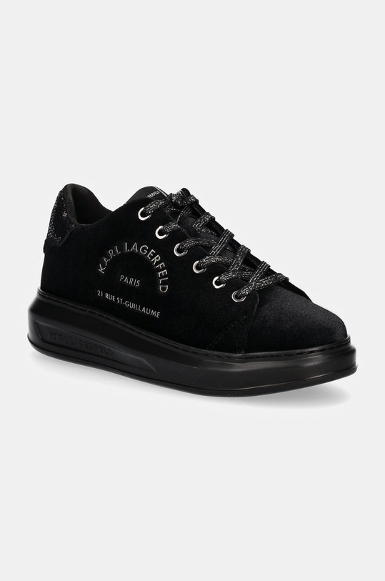 Karl Lagerfeld sneakersy KAPRI platforma czarny KL62578L.L0X