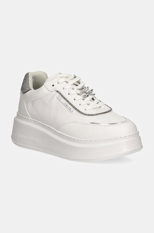 Karl Lagerfeld sneakers ANAKAPRI platformă alb KL63519F.01S