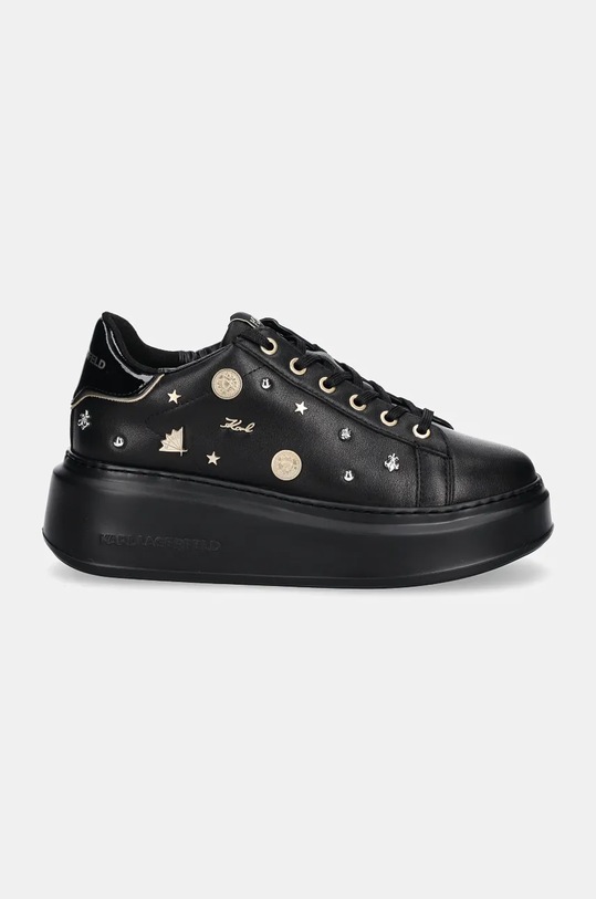 Шкіряні кросівки Karl Lagerfeld ANAKAPRI KL63579D.00G чорний AW24
