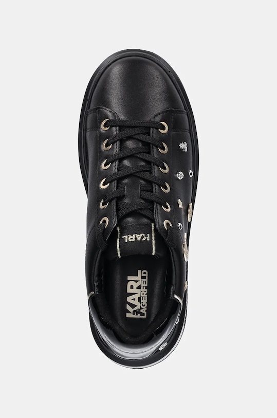 Karl Lagerfeld sneakersy skórzane ANAKAPRI czarny KL63579D.00G