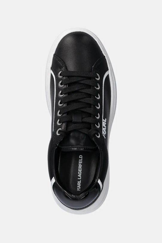 Karl Lagerfeld sneakers din piele KRONOS negru KL64020.000