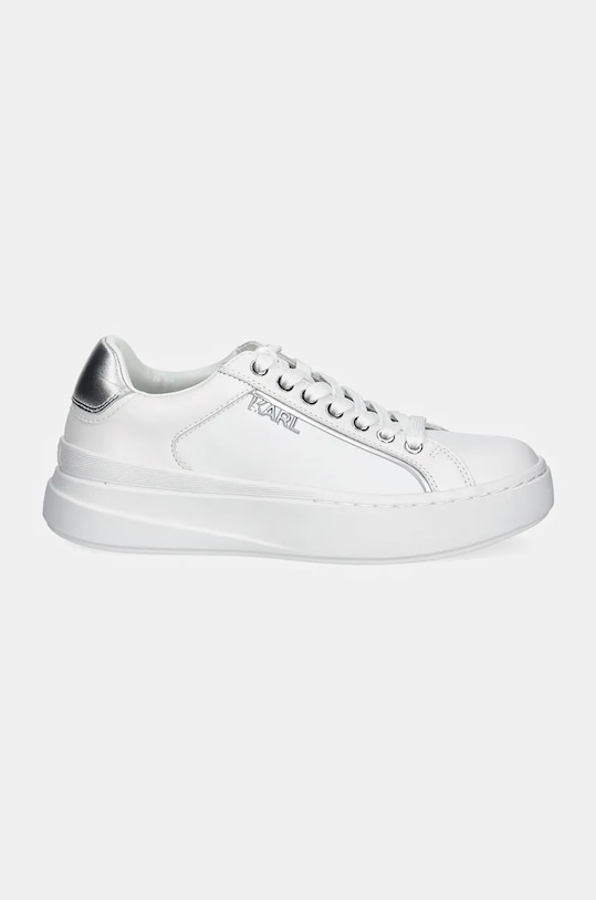 Karl Lagerfeld sneakersy skórzane KRONOS KL64020.011 biały AW24