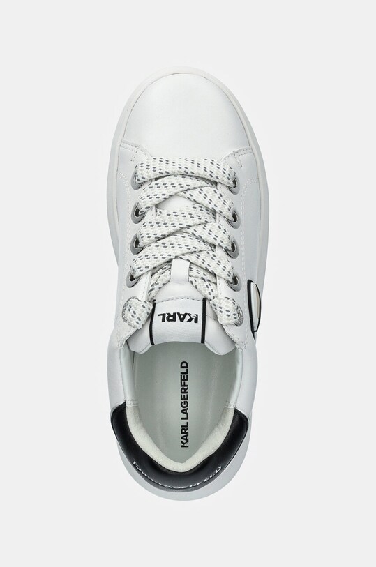 Karl Lagerfeld sneakers din piele KAPRI alb KL67530.011