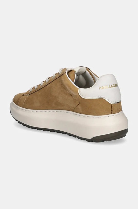 Boty Kožené tenisky Karl Lagerfeld KAPRI LUG KL67537.288 béžová