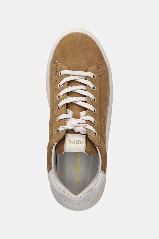 Kožené tenisky Karl Lagerfeld KAPRI LUG béžová KL67537.288