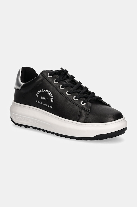 Karl Lagerfeld sneakers din piele KAPRI Planet friendly negru KL67538.00S