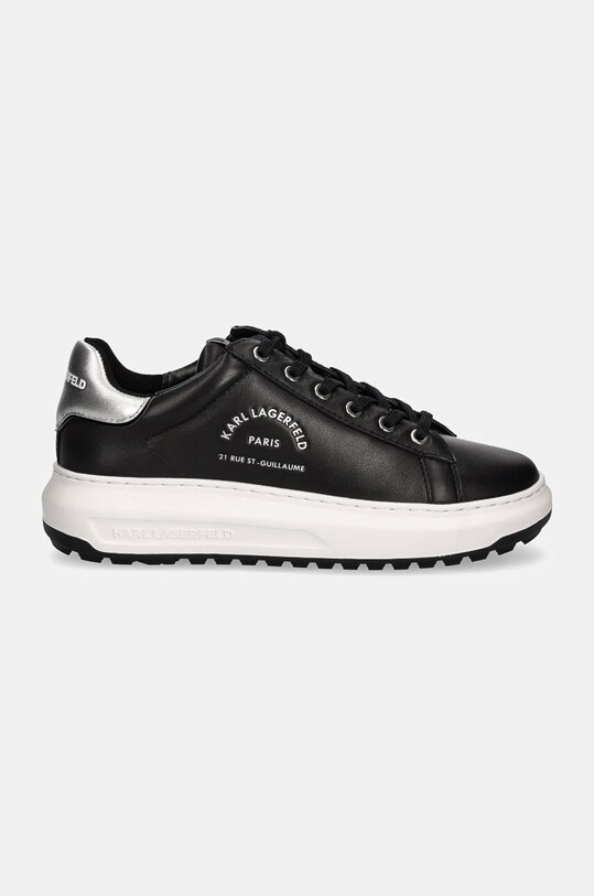 Kožne tenisice Karl Lagerfeld KAPRI KL67538.00S crna AW24