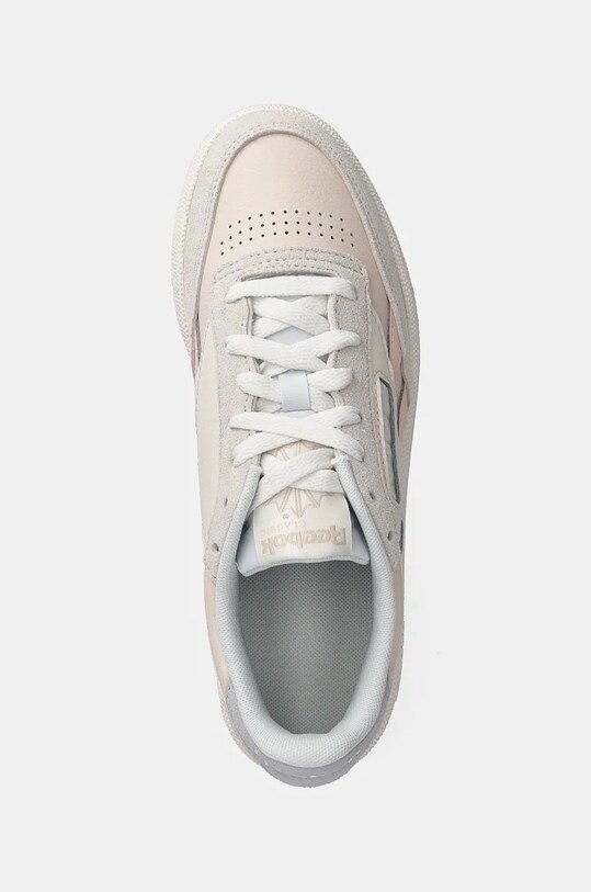 Reebok Classic sneakersy skórzane Club C Revenge 100201407 beżowy