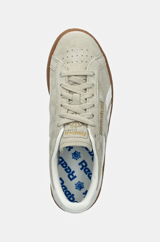 Reebok Classic sneakersy zamszowe Club C Grounds Uk beżowy 100208145