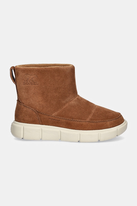 Snežke iz semiša Sorel SOREL EXPLORER III SLIP 2077971242 rjava AW24