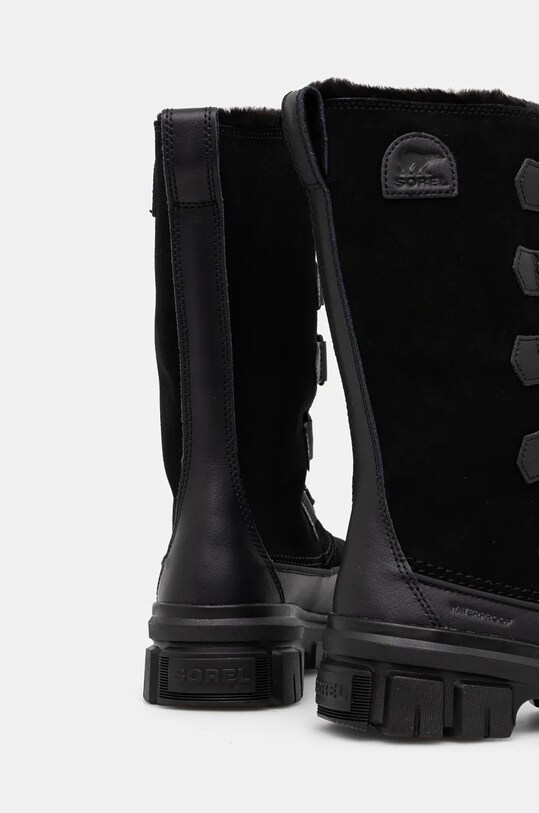 Шкіряні чоботи Sorel TORINO V TALL WP OUTDRY чорний 2106691010