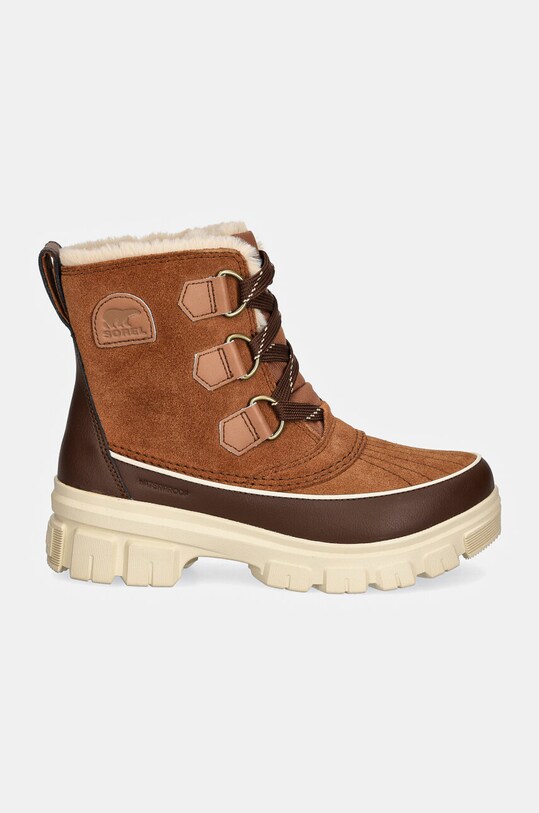 Шкіряні чоботи Sorel TORINO V WP OUTDRY 2106701242 коричневий AW24