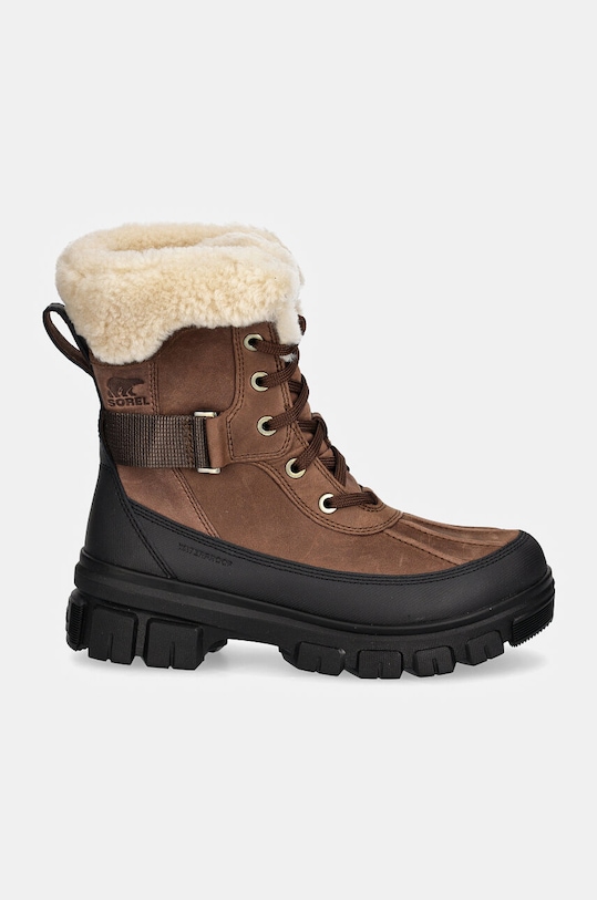 Sorel bocanci de piele TORINO V PARC WP OUTDRY 2106721256 maro AW24