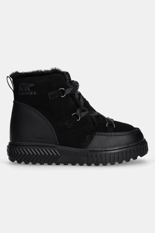 Sorel bocanci de piele ONA AVE ALPINE BOOT WP 2088311010 negru AW24
