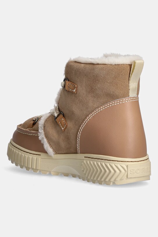 Încălțăminte Sorel cizme de zapada din piele intoarsa ONA AVE ALPINE BOOT WP 2088311226 maro